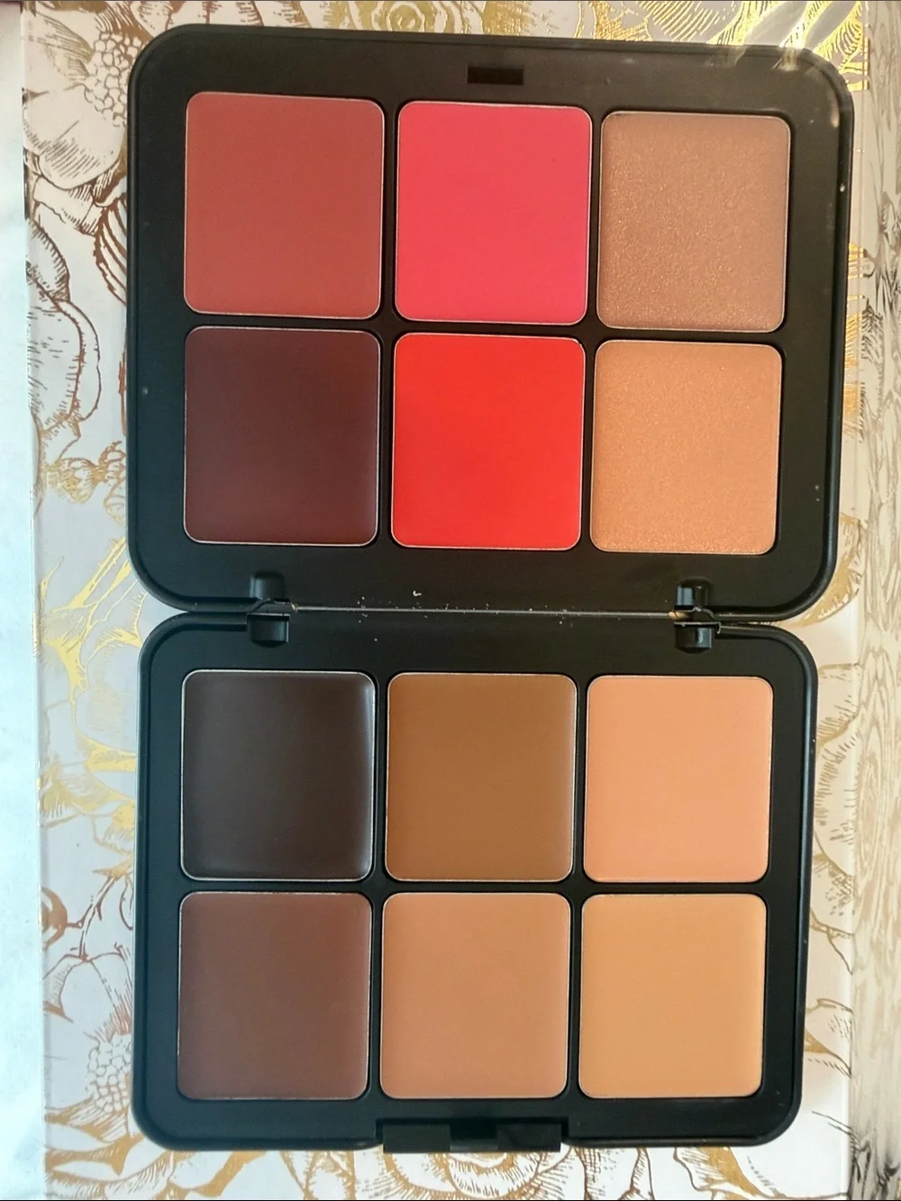 NEW Make Up For Ever HD Skin Face Essential Face & Cheek Palette Medium to Dark